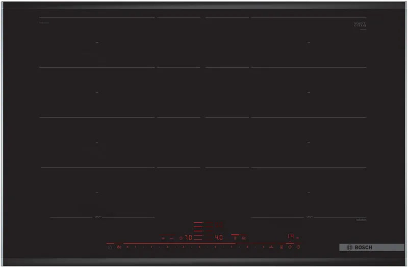 Seria 8 Plită cu inducție 80 cm PXY875DC1E, Bosch